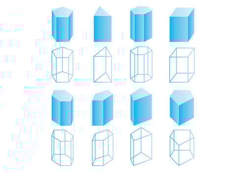 Set Of Prisma Vectors