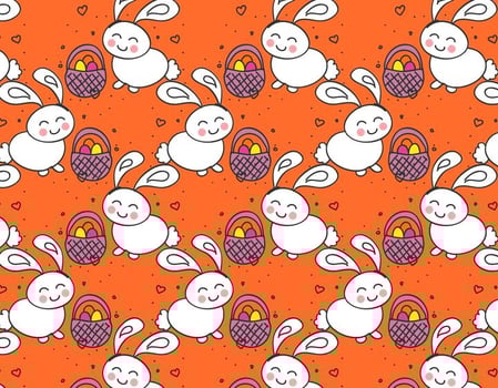 Easter Bunny Vector Pattern