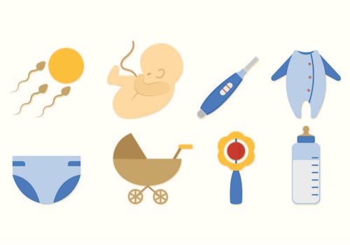 Set Of Maternity Icons vector