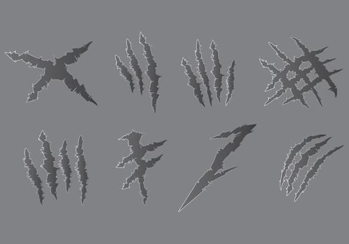Free Scratch Marks Icons Vector