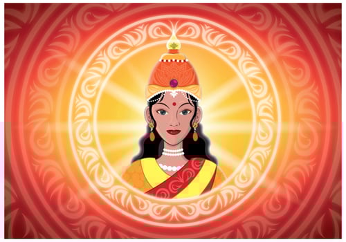 Free Lakshmi Illustration Vector