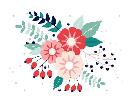 Vector Spring Flower Design