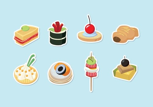 Canapes Vector