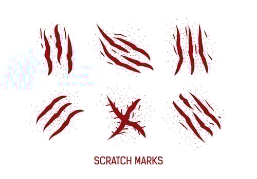 Free Scratch Marks Vectors