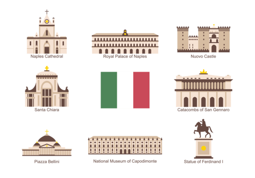 Napoli Icons Vector