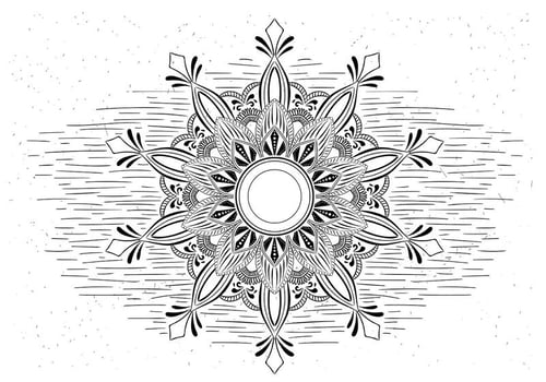 Free Vector Mandala Illustration