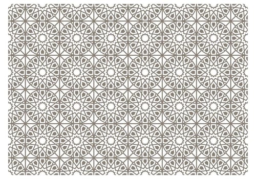 Gray Islamic Vector Pattern