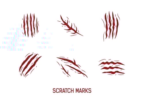 Free Scratch Marks Vector