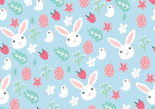 Floral Easter Background vector