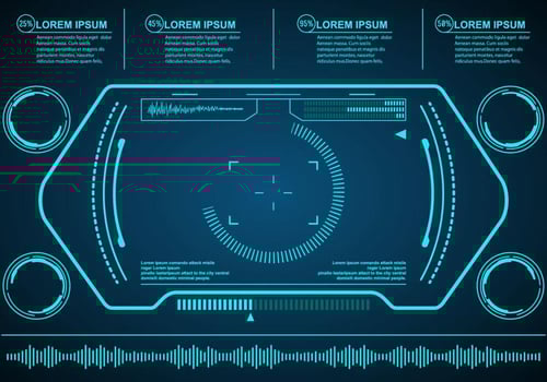 Technological HUD Vector Eelements