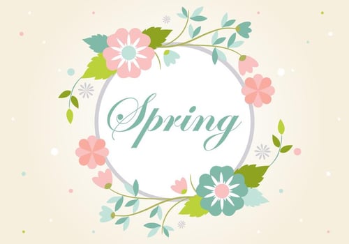 Vintage Flowers Wreath Backround vector
