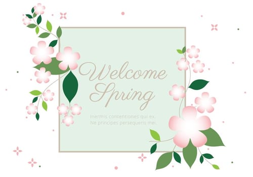Free Spring Season Vector Background