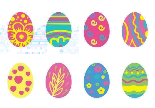 Easter Egg Icon Vector