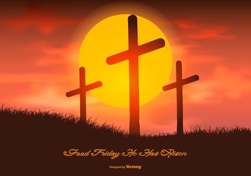Beautiful Good Friday Illustration vector