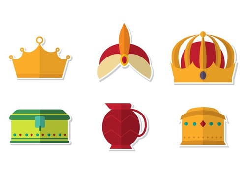 Epiphany Crown Vector Set