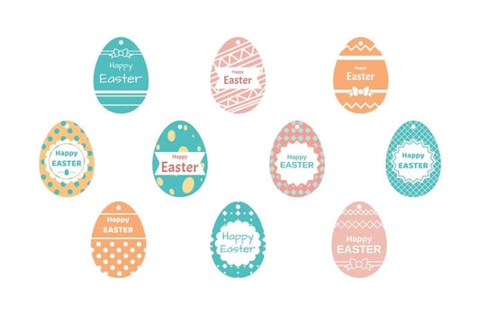 Free Easter Gift Tag Vector