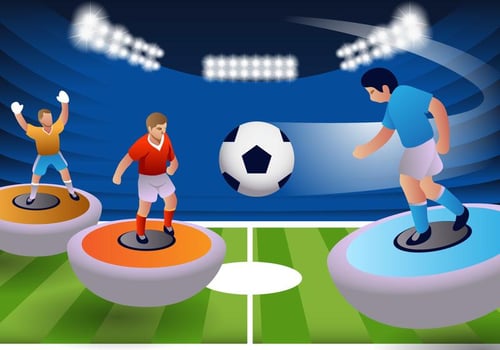 Subbuteo Table Football Game vector