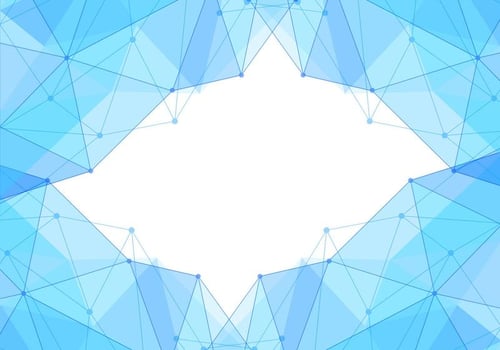 Free Vector Blue Polygon Background
