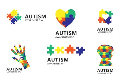 Autism Day Icon vector