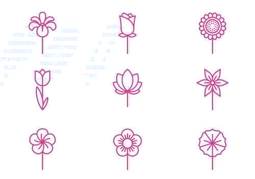 Flowers Icon vector