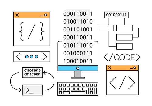 Linear Web Development Vectors