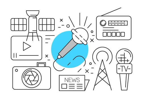 Free Media Icons vector