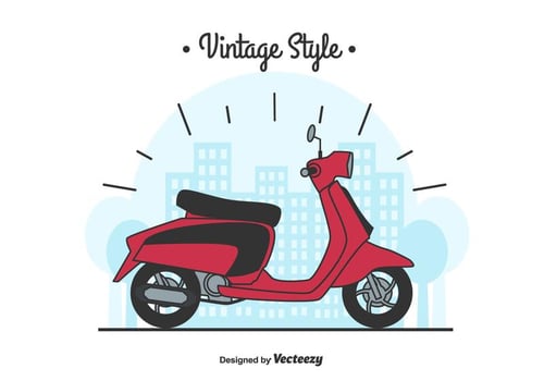 Lambretta Vector Background
