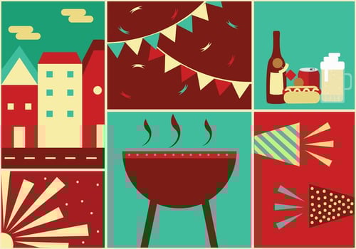 Block Party Equipment Vector 