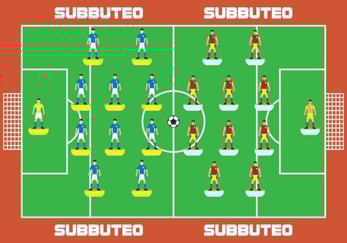 Subbuteo Game Player vector