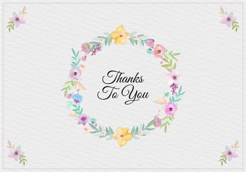 Free Vector Summer Vintage Floral Greeting Card With Garden Flowers