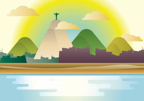 Copacabana Beach vector