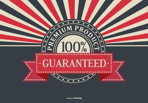Retro Promotional Premium Product Background vector