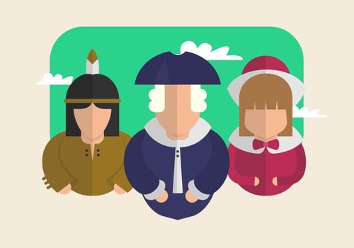 Colonial Illustration vector