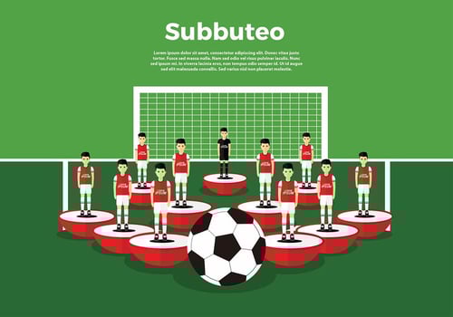 Subbuteo Set Free Vector
