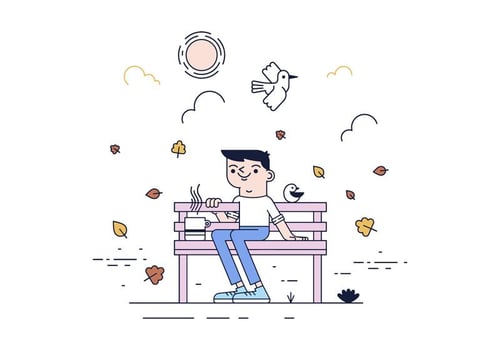 Park Bench Vector