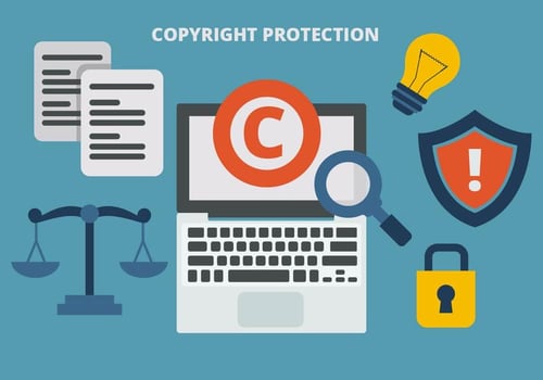 Copyright Protection Vector 