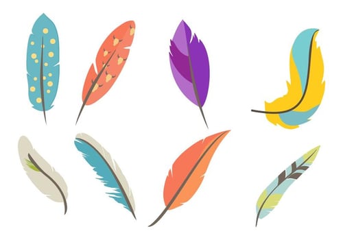 Free Vintage Feather Vector