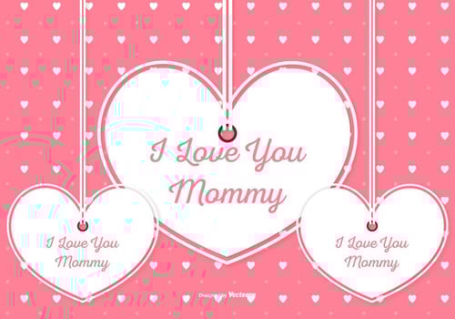 Cute Mother's Day Illustration vector