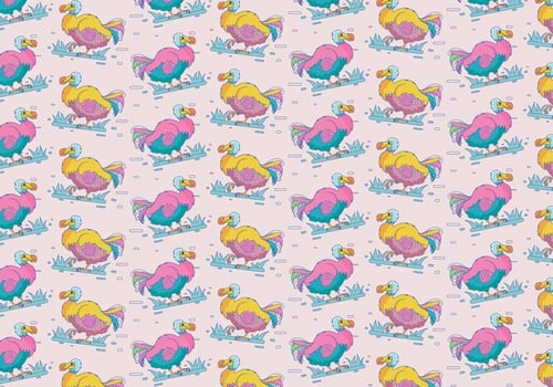 Cute Dodo Vector