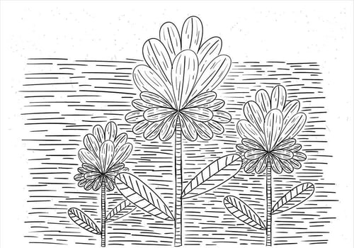 Vector Flower Illustration
