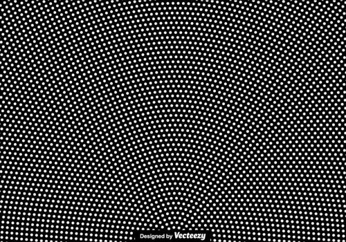 Vector White Halftone Background