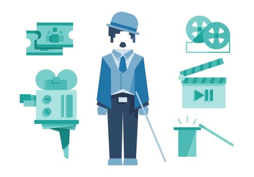 Free Unique Charlie Chaplin Vectors