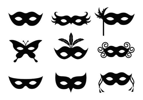 Masquerade Ball Icon Vector