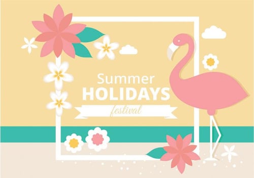 Free Tropical Summer Vector Illustration