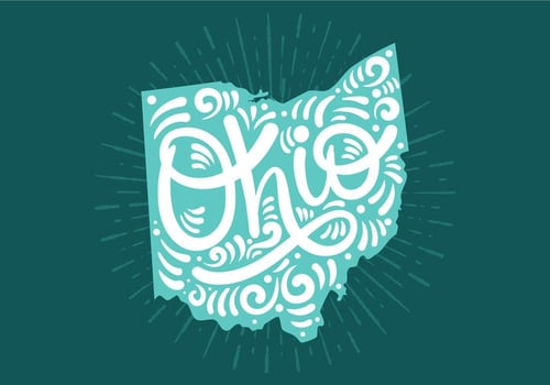 Ohio State Lettering vector