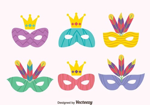 Great Masquerade Mask Vectors