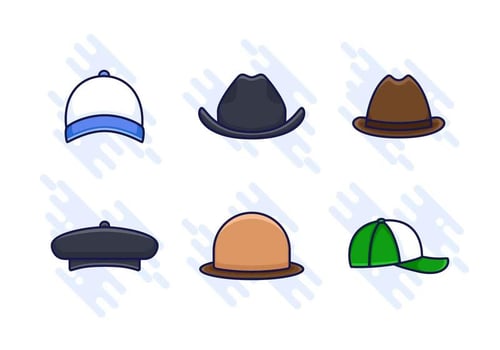 Free Outstanding Hat Vectors