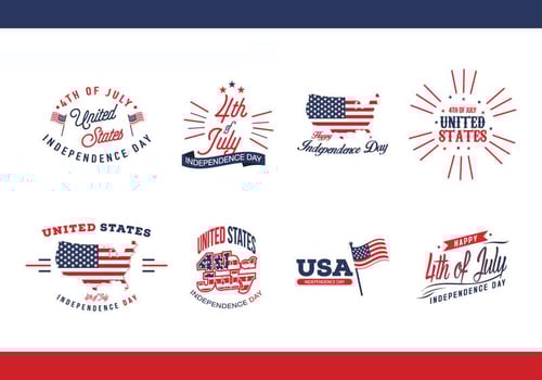 Independence Day USA Vector