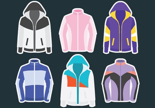 Windbreaker Vector Icons