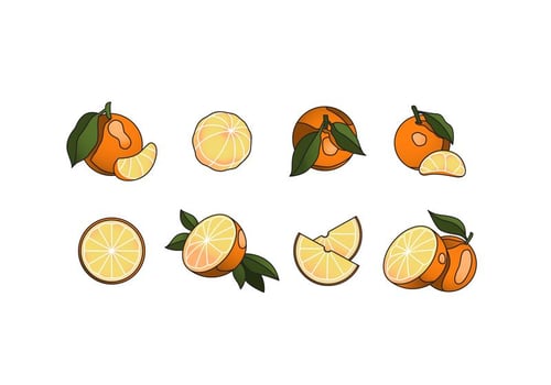 Free Clementine Vector Pack
